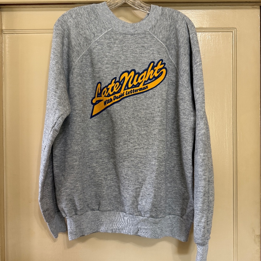 Vintage "Late Night with David Letterman" Sweatshirt